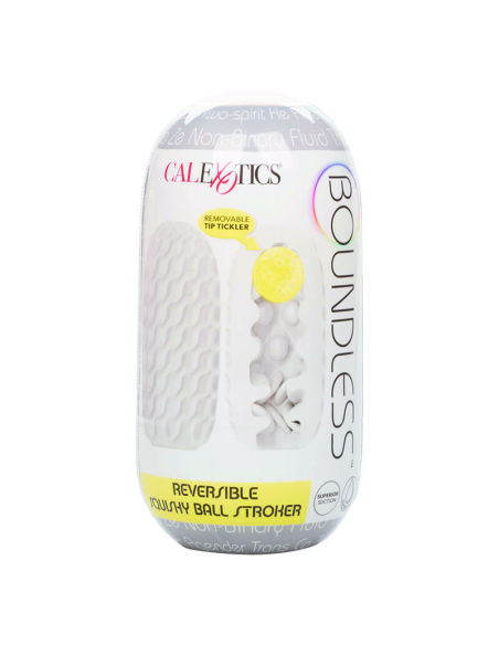 CALEXOTICS - Boundless Stroker Reversible Amarillo: Placer Personalizado y Satisfacción Inigualable