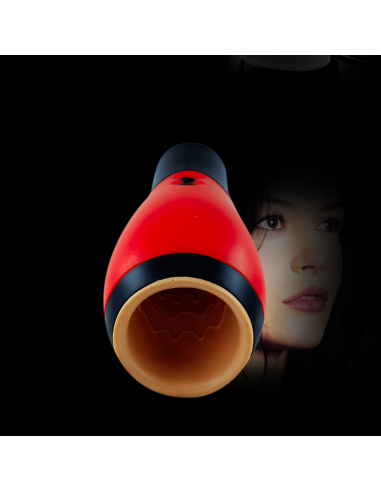 BAILE Oral Sex Lover: Masturbador Masculino con 30 Modos de Vibración | 100% Silicona FDA