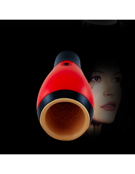 BAILE Oral Sex Lover: Masturbador Masculino con 30 Modos de Vibración | 100% Silicona FDA