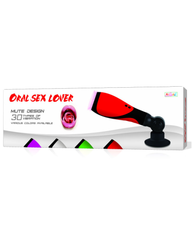BAILE Oral Sex Lover: Masturbador Masculino con 30 Modos de Vibración | 100% Silicona FDA