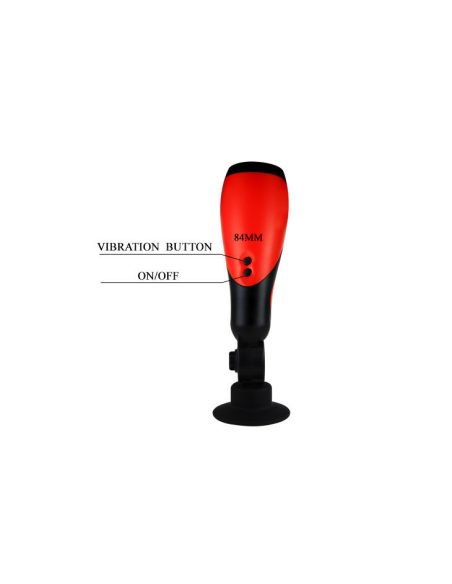 BAILE Oral Sex Lover: Masturbador Masculino con 30 Modos de Vibración | 100% Silicona FDA