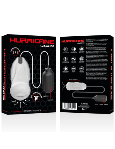 JAMYJOB - HURRICANE: El Mejor Succionador para Sexo Oral con 14 Modos de Estimulación