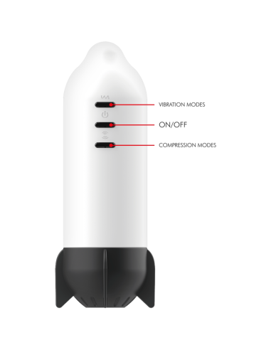 JAMYJOB Rocket: Masturbador Masculino con Vibración y Compresión para Placer Inigualable
