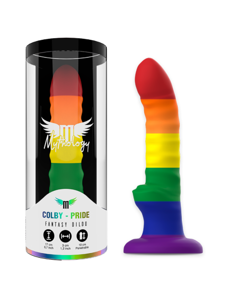 MYTHOLOGY Colby Pride Dildo - Fantasías Únicas en Silicona Premium