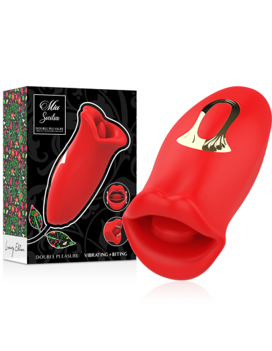 MIA SICILIA™ - Doble Placer Besa-Lame-Vibra: Estimulador Clitoriano de Alta Precisión y Múltiples Órganos