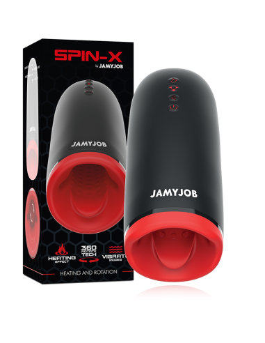 Masturbador SPIN-X de JAMYJOB: Rotación, Calor y Placer Sin Límites | Juguete Íntimo de Lujo