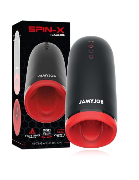 Masturbador SPIN-X de JAMYJOB: Rotación, Calor y Placer Sin Límites | Juguete Íntimo de Lujo