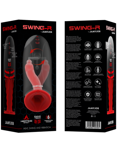 JAMYJOB SWING-R: Masturbador Masculino con Calor, Oscilación y Vibración - Placer Inigualable