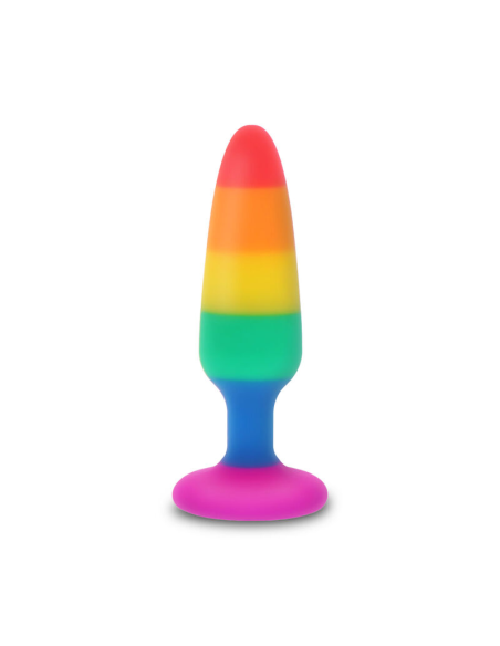 PRIDE - PLUG TWINK BANDERA LGBT 8,5 CM | Juguete Erótico Colorido y Seguro para el Cuerpo