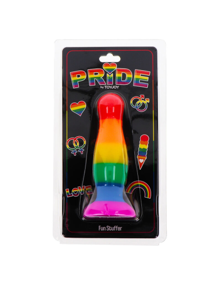 PRIDE - PLUG FUN STUFFER BANDERA LGBT 8.5 CM | Disfruta con Estilo y Placer Arcoíris