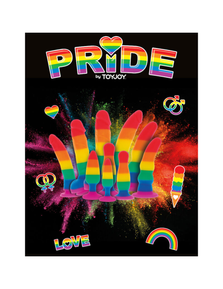PRIDE - PLUG FUN STUFFER BANDERA LGBT 8.5 CM | Disfruta con Estilo y Placer Arcoíris