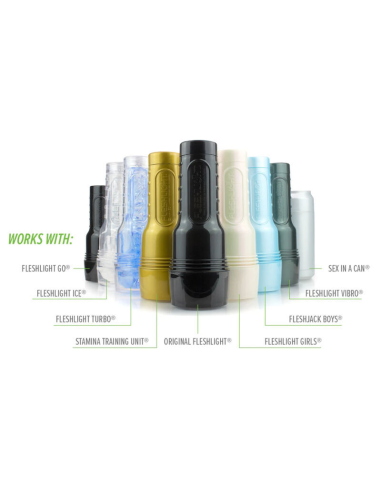 Fleshlight Elsa Jean Vagina Tasty + Universal Launch + Lubricante Aqua Quality 50ml - Placer Realista y Automático