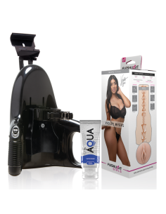 FLESHLIGHT Violet Myers Waifu + Universal Launch + Lubricante Aqua 50ml - La Experiencia Sexual Definitiva