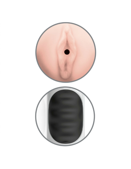 EXTREME TOYZ - PIPEDREAM MEGA GRIP: Masturbador Vibrador Realista con 10 Modos de Placer