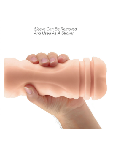 EXTREME TOYZ - PIPEDREAM MEGA GRIP: Masturbador Vibrador Realista con 10 Modos de Placer