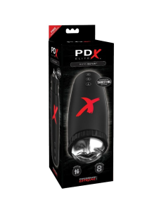 PDX ELITE - Masturbador Masculino Moto Bator: Placer Sin Manos con Doble Motor y Succión