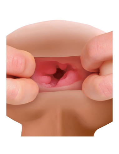 PDX MALE - Reach Around Stroker Masturbador: Placer Realista y Texturizado para Satisfacción Personal