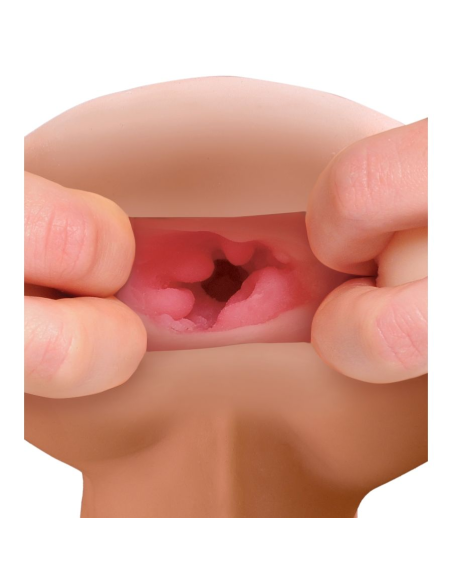 PDX MALE - Reach Around Stroker Masturbador: Placer Realista y Texturizado para Satisfacción Personal