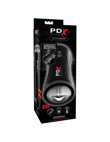 PDX ELITE Moto Stroker: Masturbador Automático con Vibración y Estimulación Avanzada