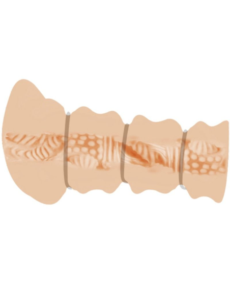 CRAZY BULL Masturbador con Anillos - Siente el Placer Realista de una Vagina Modelada 2