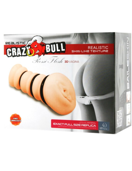 CRAZY BULL Masturbador con Anillos - Siente el Placer Realista de una Vagina Modelada 2