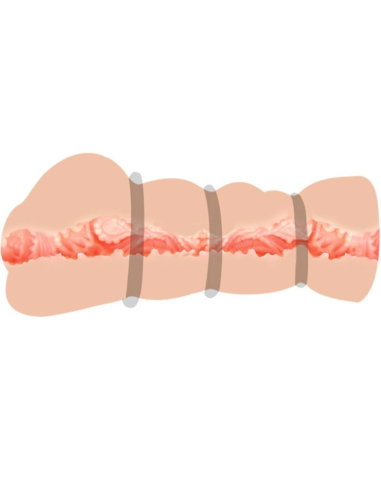 CRAZY BULL - VAGINA MASTURBADOR CON ANILLOS | SexPlace.MX