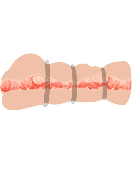 CRAZY BULL - VAGINA MASTURBADOR CON ANILLOS | SexPlace.MX