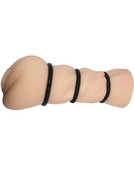 CRAZY BULL - VAGINA MASTURBADOR CON ANILLOS | SexPlace.MX