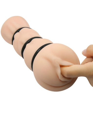 CRAZY BULL - VAGINA MASTURBADOR CON ANILLOS | SexPlace.MX
