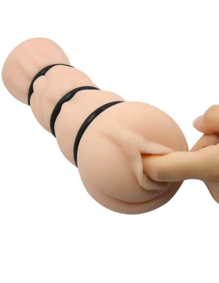 CRAZY BULL - VAGINA MASTURBADOR CON ANILLOS | SexPlace.MX