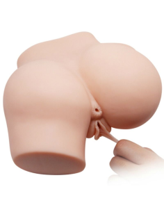 CRAZY BULL - Trasero con Vagina y Ano Realistas, Vibración Potente para Placer Infinito