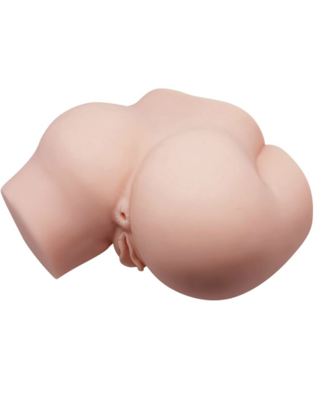 CRAZY BULL - Trasero con Vagina y Ano Realistas, Vibración Potente para Placer Infinito