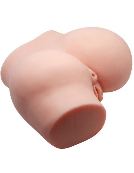 CRAZY BULL - Trasero con Vagina y Ano Realistas, Vibración Potente para Placer Infinito