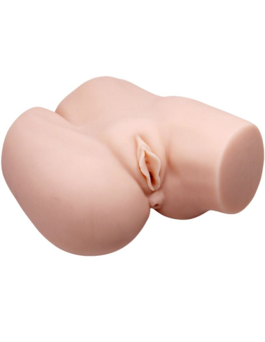 CRAZY BULL - Trasero con Vagina y Ano Realistas, Vibración Potente para Placer Infinito