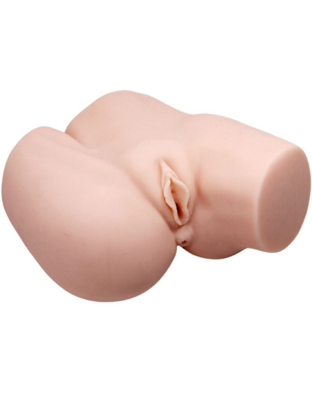 CRAZY BULL - Trasero con Vagina y Ano Realistas, Vibración Potente para Placer Infinito