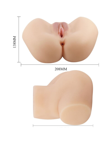 CRAZY BULL - Vagina y Ano Realistas con Vibrador | Placer Inigualable