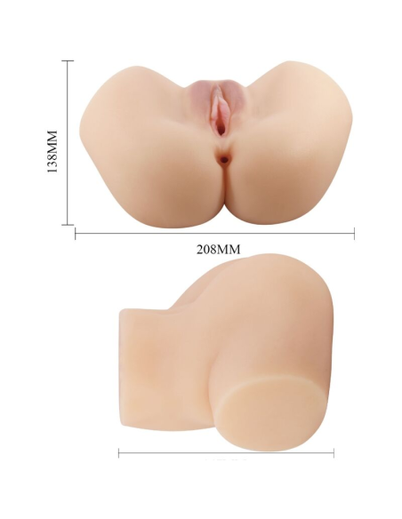 CRAZY BULL - Vagina y Ano Realistas con Vibrador | Placer Inigualable