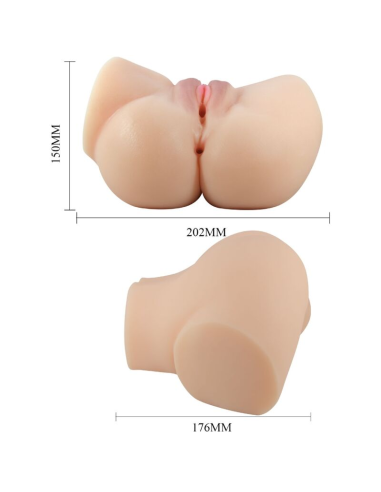 CRAZY BULL - Vagina y Ano Realistas con Vibrador Emilia | SexPlace.MX