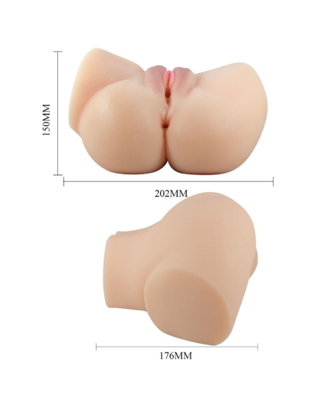 CRAZY BULL - Vagina y Ano Realistas con Vibrador Emilia | SexPlace.MX