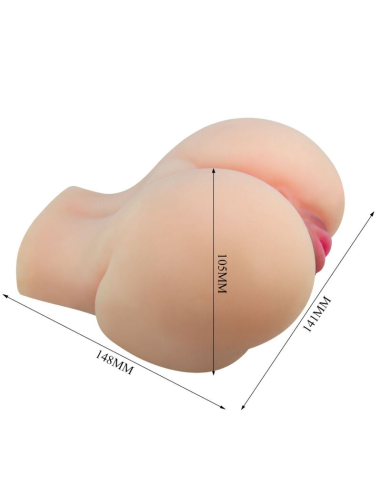 CRAZY BULL - Vagina y Ano Realistas con Vibrador Kylie | Placer Intenso y Realista