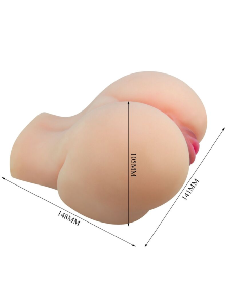 CRAZY BULL - Vagina y Ano Realistas con Vibrador Kylie | Placer Intenso y Realista