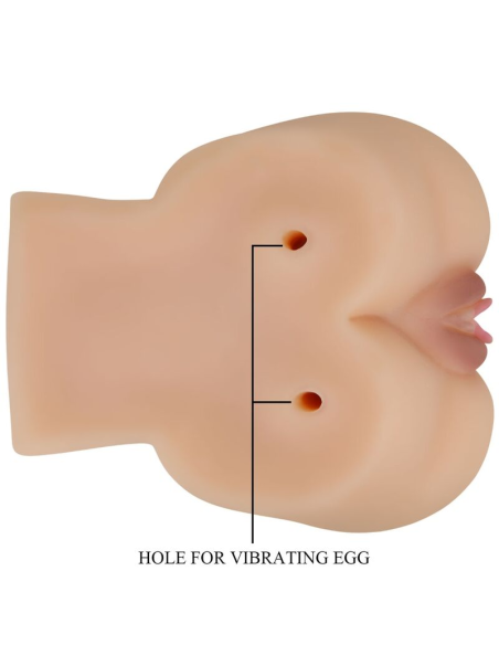 CRAZY BULL - Vagina y Ano Realistas con Vibrador Kylie | Placer Intenso y Realista