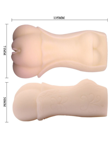 CRAZY BULL - MASTURBADOR WATER SKIN VAGINA: Placer Realista y Autolubricante para Hombres