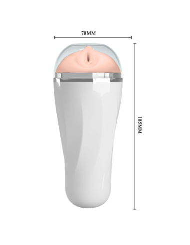 CRAZY BULL - TRISH MASTURBADOR 3D VAGINA REUTILIZABLE CON TACTO REALista