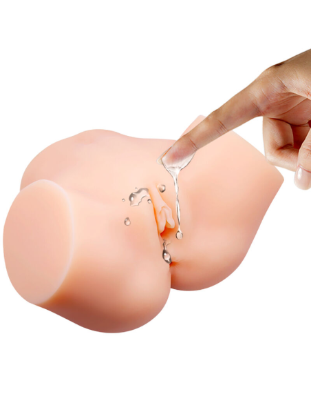 CRAZY BULL - Vagina y Ano Realistas con Vibrador Samantha: Placer Intenso y Realista