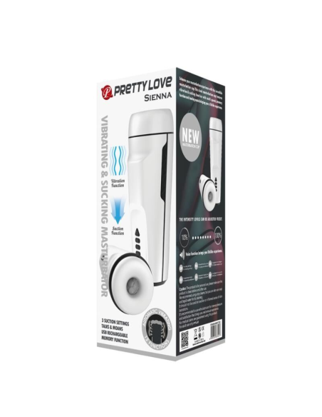 PRETTY LOVE - SIENNA Masturbador Vibración, Voz Y Succión| SexPlace.MX