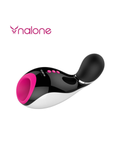 NALONE OXXY - Masturbador de Alta Tecnología con Bluetooth, 7 Modos de Vibración y Succión Intensos