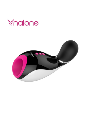 NALONE OXXY - Masturbador de Alta Tecnología con Bluetooth, 7 Modos de Vibración y Succión Intensos