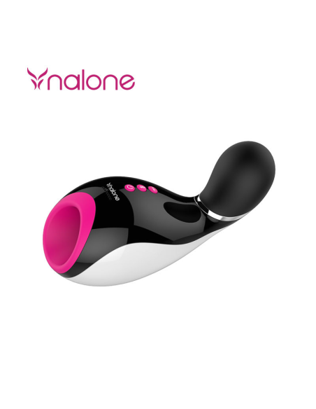 NALONE OXXY - Masturbador de Alta Tecnología con Bluetooth, 7 Modos de Vibración y Succión Intensos