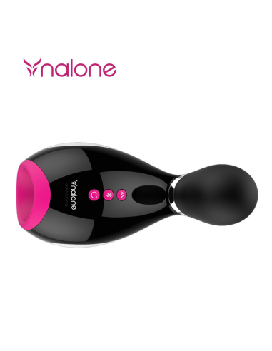 NALONE OXXY - Masturbador de Alta Tecnología con Bluetooth, 7 Modos de Vibración y Succión Intensos
